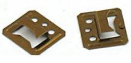 Klamerki boazeryjne 2mm 100szt.