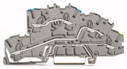 Wago Złączka instalacyjna 2-piętrowa N/L/PE 42,3x96mm szara - 2003-7646