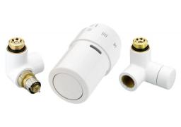Danfoss Zestaw Danfoss Xtra Collection biały 1/2" lewy - 013G4008