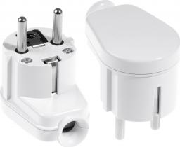 Opal Wtyczka kątowa rozbieralna WT-16U 2P+Z 16A biała