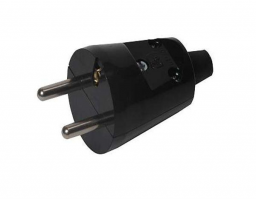 Opal Wtyczka prosta rozbieralna WT-30 2P+Z 16A czarna