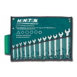 Honiton Zestaw kluczy płasko-oczkowych 8-22mm 12szt. (H0112)