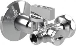 Arco Zawór kątowy Dual z ﬁltrem bez nakrętki antykamienny 1/2"x3/8"x3/4"  (DUAL29)