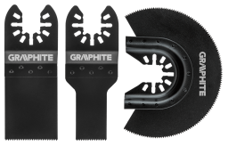 Graphite Zestaw brzeszczotów do drewna 3szt. (56H070)