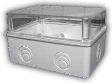 Elektro-Plast Obudowa CARBO-BOX 158 x 118 x 80mm IP55 z szyną (0230-00)