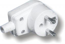 Elektro-Plast Wtyczka kątowa z/u 10/16a WB-6 biała (3300-00)