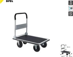 Condor Wózek transportowy stalowy 4-kołowy do 350kg 819076