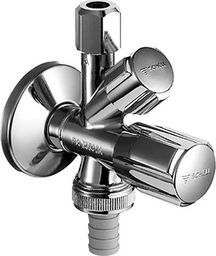 Schell Schell Comfort Kombinowany zawor katowy comfort 1/2' chrom z bsz Chrom - 035510699