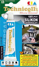 Technicqll Silikon uniwersalny czarny blister 20ml (S058)