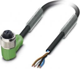 Phoenix Contact Kabel czujnika 4-piny gniazdo kątowe M12 wolny koniec 5m SAC-4P-5,0-PUR/M12FR (1668247)