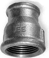 Odlewnia Zawiercie Mufa redukcyjna M2 2 x 6/4" czarna