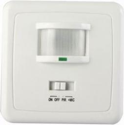 Orno Czujnik ruchu i dźwięku 40/500W 140° biały (OR-CR-206)