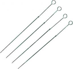 Master Grill & Party Szpikulce do szaszłyków 4 sztuki chromowane 38cm (MG105)