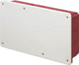 Elettrocanali Rozdzielnica podtynkowa z pokrywą seria 350 120 x 100 x 50mm czerwono-biała (EC350C2)