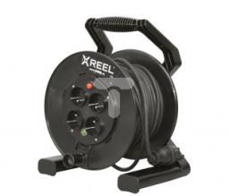 PCE Przedłużacz bębnowy XREEL 40m H05RR-F 3x2,5 IP20 4xGS 230V