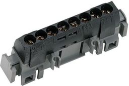 Legrand Listwa przyłaczeniowa 8-otworów czarna IP2xC-8 (004852)