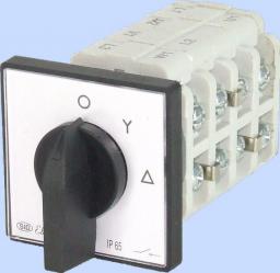 Elektromet Łącznik krzywkowy 0-gwiazda-trójkąt 5P 63A IP65 (916311)
