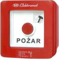 Elektromet Ręczny ostrzegacz pożarowy 2Z 12A NO-NO IP65 WPp-2s ROP A (921552)