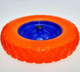 Koło do taczki pełne PU 400 x 8mm (71024)