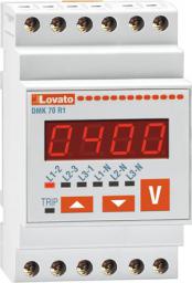 Lovato Electric Woltomierz trójfazowy cyfrowy modułowy 15-660V (DMK70R1)