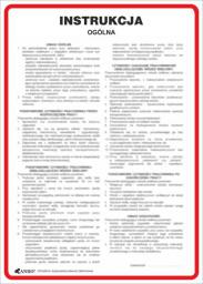 ANRO Tabliczka Instrukcja przeciwpożarowa ogólna (IP02/P)