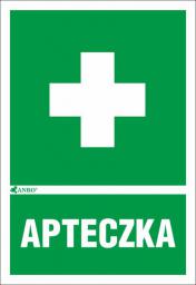 ANRO Tabliczka Apteczka 100 x 145mm (8IH1/F)