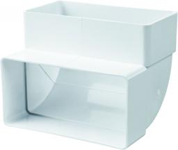 Vents Kolanko wentylacyjne pionowe 90° 110 x 54mm (060)