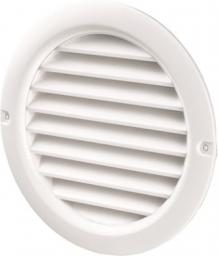 Vents Kratka okrągła biała z siatką 100mm (WPFMV100BVWH)