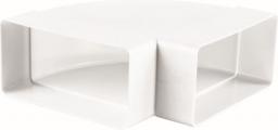 Vents Kolanko poziome białe 90° 120 x 60mm (450)