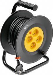 GTV Przedłużacz bębnowy 3 x 1mm czarny 20m (AE-PFBEBEN-20)