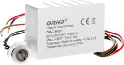 Orno Wyłącznik zmierzchowy z czujnikiem 10A 230V 5-50lx (OR-CR-227)
