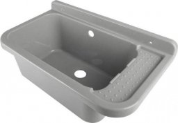 Zlewozmywak Hydroland 1-komorowy gospodarczy 60 x 34cm (ZLEW.60.SZ)