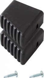 Krause Stopki podunic czarne para 40x20mm - 211422 - 211422