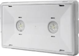 AWEX Oprawa awaryjna EXIT S IP65 LED 1W 3h dwuzadaniowa PT biała +PU34 ETS/1W/CSA/PT/WH