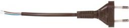 Zamel Przewód przyłączeniowy bez wyłącznika 190cm brązowy SP-190/2X0,5/-BRA (YNS10000434)