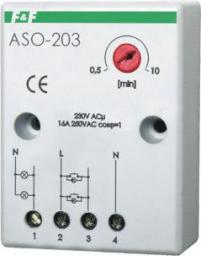 F&F Automat schodowy z przeciwblokadą 16A 0,5-10min 24V AC (ASO-203)
