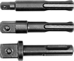 Yato .Adaptery SDS-PLUS do nasadek 1/4, 3/8, 1/2 (3szt) - YT-04686