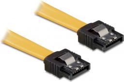 Delock SATA - SATA, 0.3m, Żółty (82473)