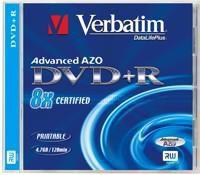 Verbatim DVD-R 4.7 GB 16x 5 sztuk (43557)