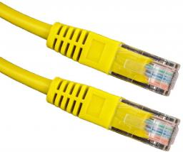 Esperanza RJ-45/RJ-45, kat.5e, U/UTP, żółty, 2m (EB274Y)
