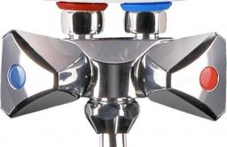 Bateria prysznicowa Kospel KOSPEL chrom do podgrzewacza EPS/EPJ/EPJ.PU bez wylewki (TWISTER) - Bateria.EPS/EPJ/EPJ.PU.PL