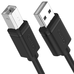 Kabel USB Unitek USB-A - USB-B 5 m Czarny (Y-C421GBK)