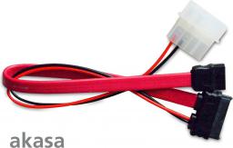 Akasa mSATA - SATA, 0.2m, Czerwony (AKCB050)