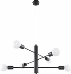 Lampa wisząca Sollux Duomo industrial czarny  (SL.0305)