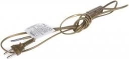 Zamel 190cm 2x0,5 z wyłącznikiem złoty (SP/W-190/2X05/_ZLO)