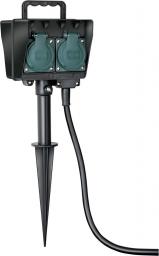 Brennenstuhl Gniazda ogrodowe z grotem ziemnym 4x230V/16A H07RN-F 3G1,5 1,5m (1154444)
