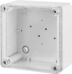 Elektro-Plast INDUSTRIAL Puszka hermetyczna n/t 105x105x66mm IP65 szara, pokrywa transparentna (2701-01)
