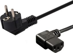 Kabel zasilający Savio SAVIO Schuko męski kątowy - IEC C13, 1,2m (CL-115)