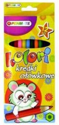 Penmate Kredki Ołówkowe Kolori 12 Kolorów