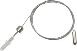 Kanlux Linka stalowa (pojedyncza) ROPE-NT 150 SINGLE do zawieszenia oprawy BRAVO LED 45W i BRAVO LED 55W 07871 /2szt./